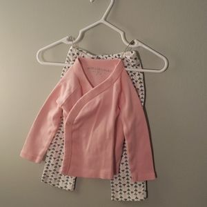 3-6 month Long sleeve shirt and Pants set